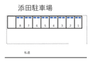 添田駐車場の駐車場