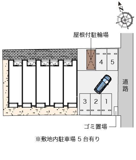 ミランダＪ　ヴィレッタ　Ⅱ(55921)の駐車配置図
