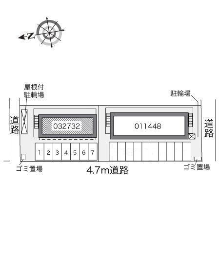 ＮＶⅡ(32732)の駐車配置図