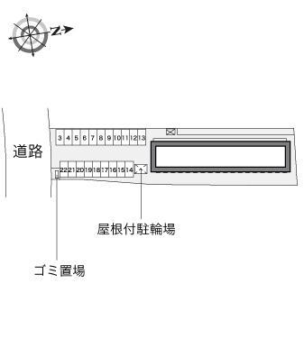 ベイストン(28257)の駐車配置図