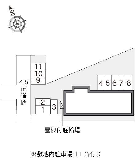 グリーンヒル藻岩(18289)の駐車配置図
