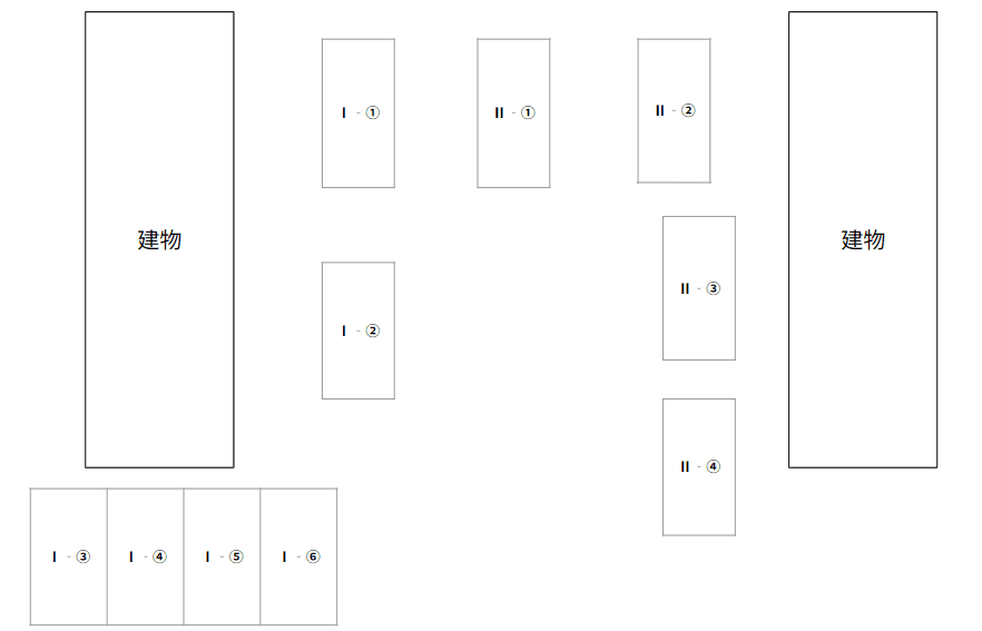 パナハイツアルファⅠの駐車配置図