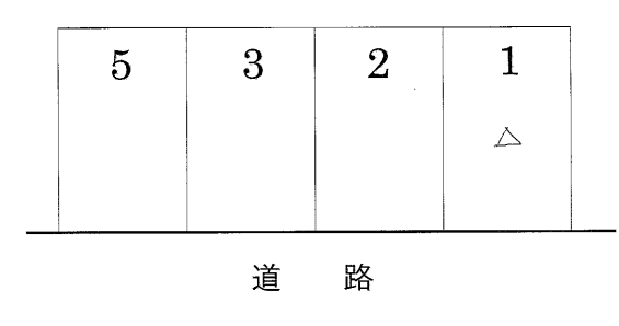 幸谷駐車場の駐車配置図