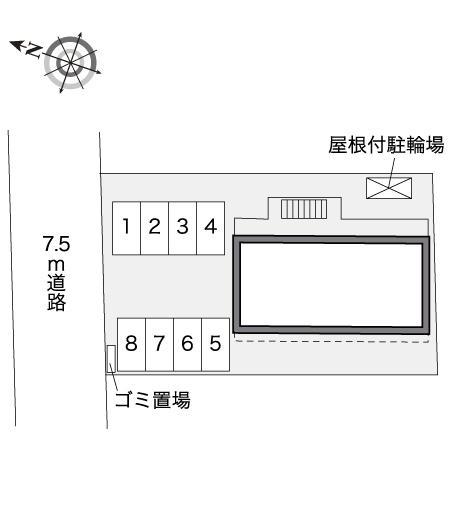 たかまつひがし(32179)の駐車配置図