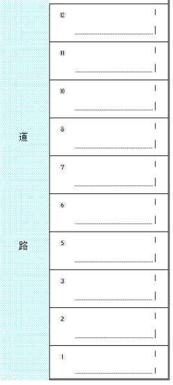長町南三 田代駐車場の駐車配置図
