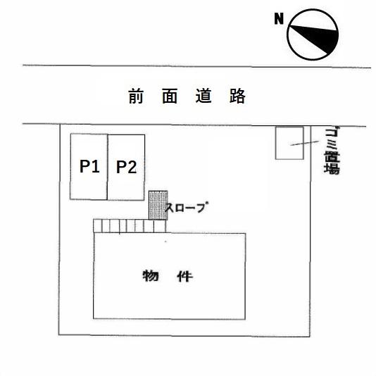 ﾊﾟﾚﾄﾞｰﾙ一之江駐車場の駐車配置図