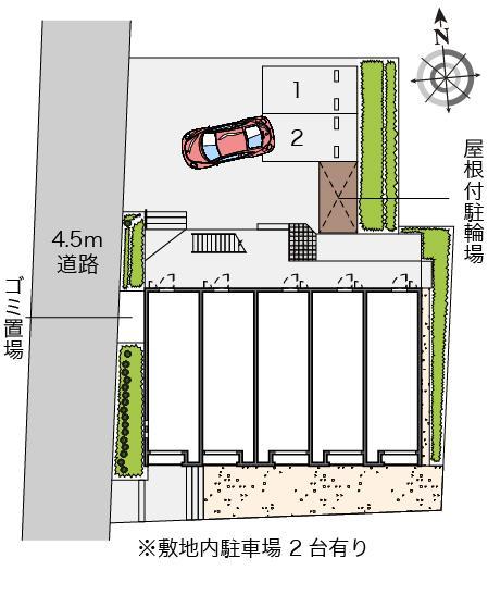 クレイノトワ　アモーレ(56255)の駐車配置図