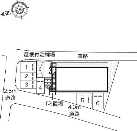 ゆかり荘(44904)の駐車配置図