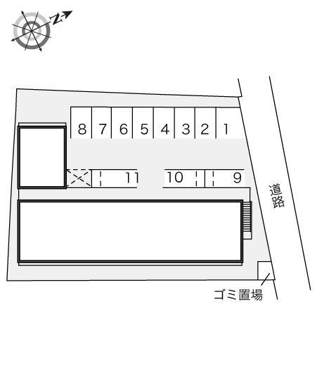 諏訪森(22698)の駐車配置図