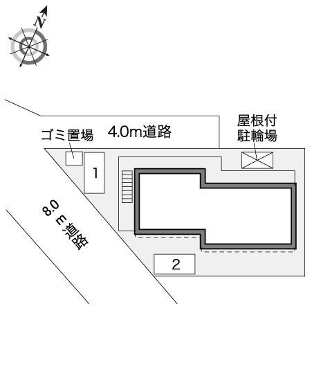 プチドムール　サカエ(30925)の駐車配置図