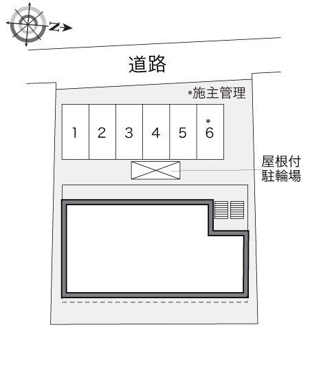 レーブⅢ(34227)の駐車配置図