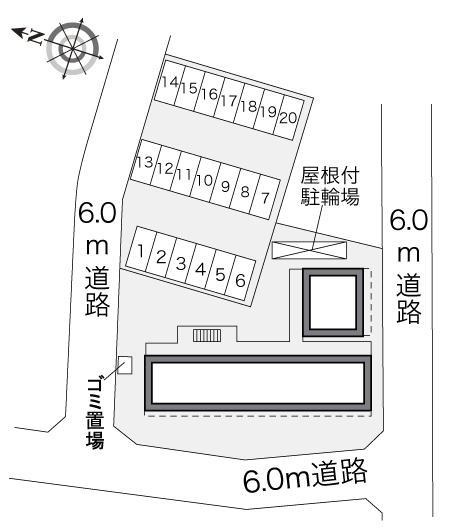 蘇我加藤Ⅲ(31998) 敷地外駐車場の駐車配置図