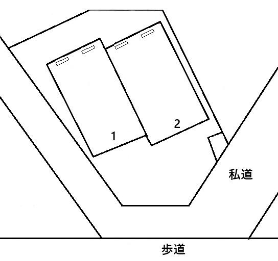 六月二丁目駐車場の駐車配置図