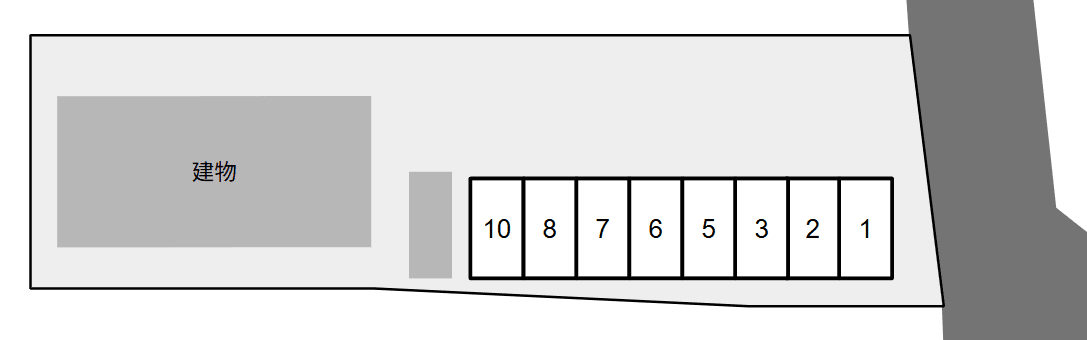 Ｃａｓａ　Ａｒｉｅｔｔａ別駐車場の駐車配置図