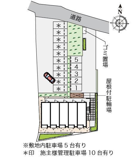 ＣＲＥＡ南館(54439)の駐車配置図