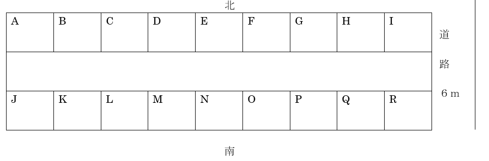 多加木５丁目駐車場【33】の駐車配置図