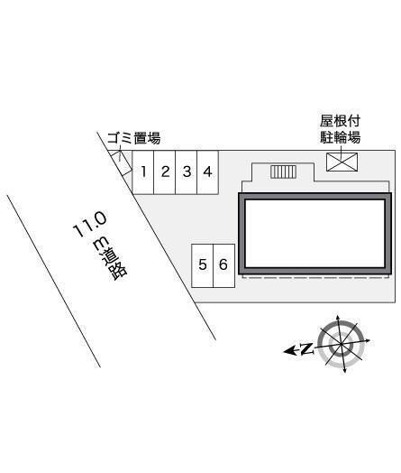 サウスヒルズＭ＆Ｍ(27331)の駐車配置図