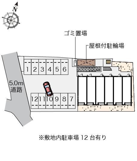 クレイノ垂井(57956)の駐車配置図