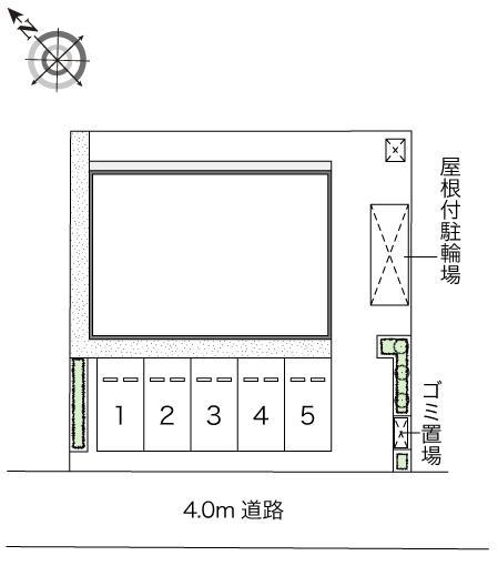 レーブ(47599)の駐車配置図