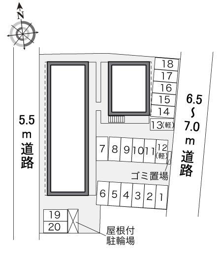 金丈(29728)の駐車配置図