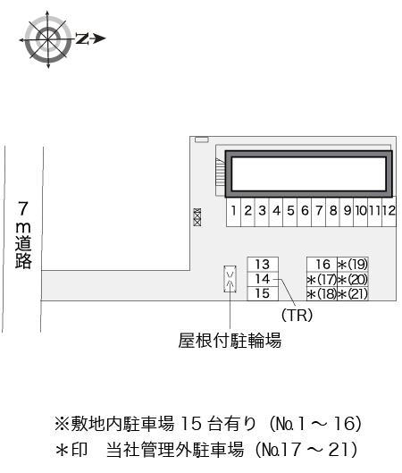 モーニングライト(14559)の駐車配置図