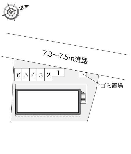 メープルリーフ(22094)の駐車配置図