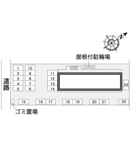 午起(36978)の駐車配置図