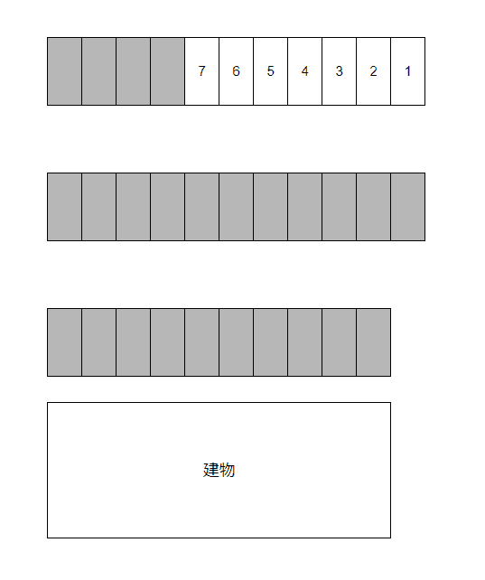 MIRAIパーキングの駐車配置図