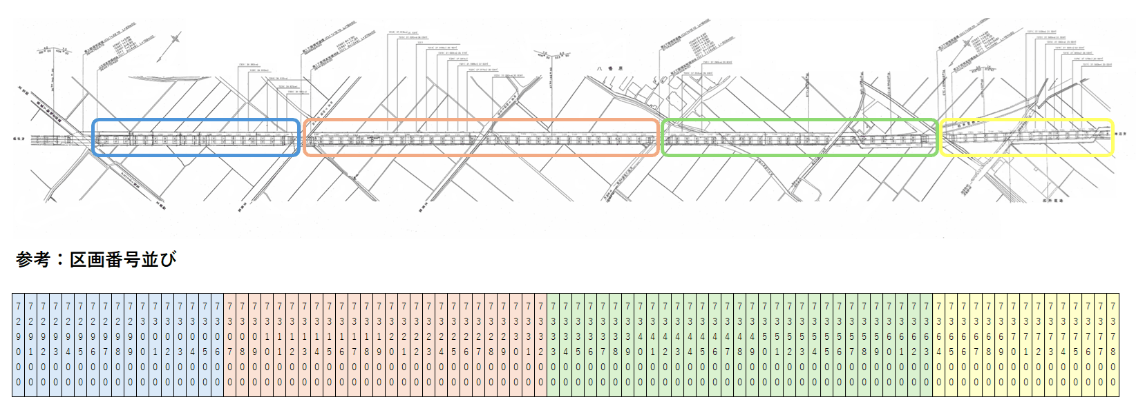 高架下49(7290-7378)の駐車配置図