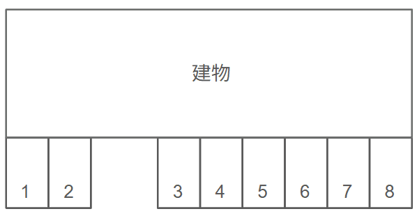 エクレールの駐車配置図