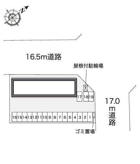 プラネット　ピース(40666)の駐車配置図