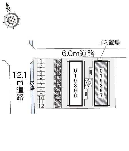 ｃｒａｎｅⅠ(19397)の駐車配置図