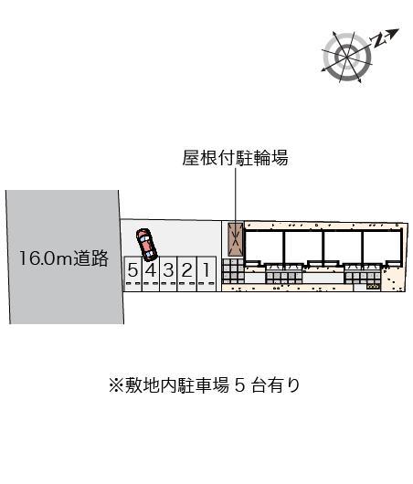 クレイノみね(57705)の駐車配置図