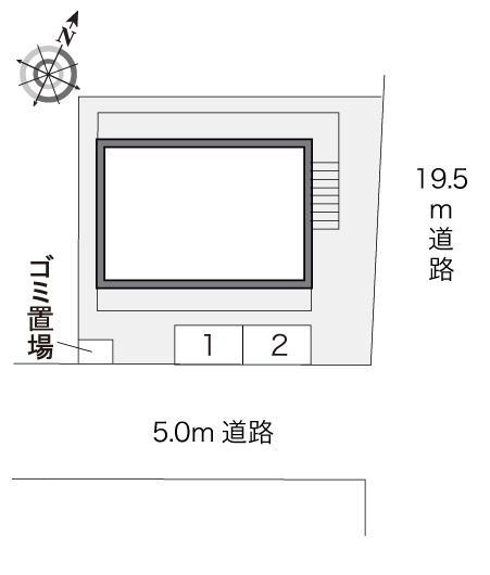 新金岡(11404)の駐車配置図