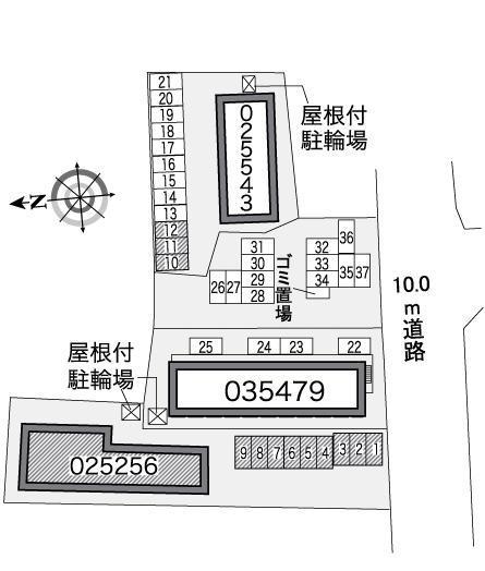 アイミ１(25256)の駐車配置図