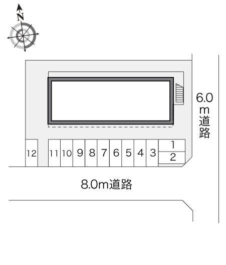 オリエンタル(22100)の駐車配置図
