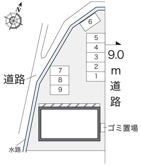 瀬波(20617)の駐車配置図