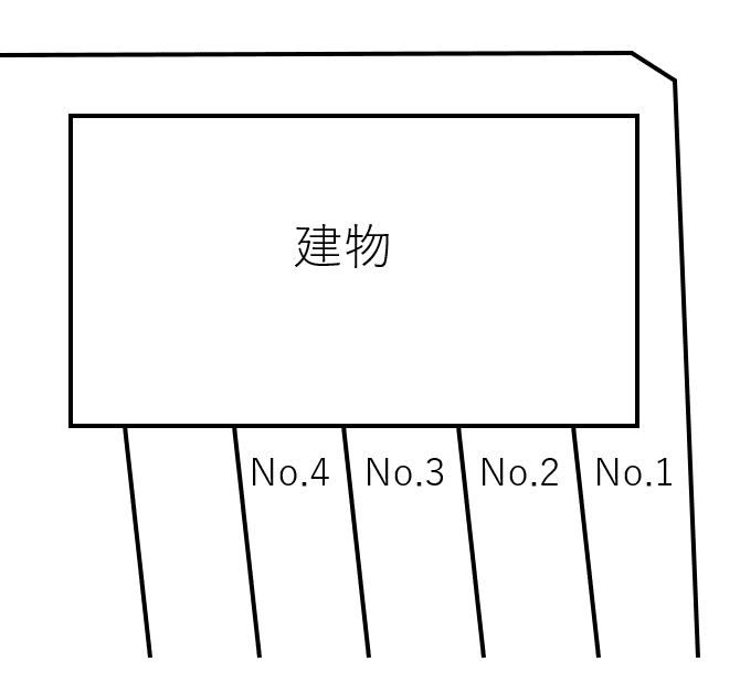 佐藤パーキング（大森本町）の駐車配置図
