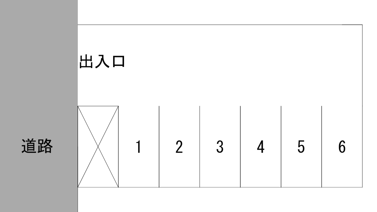 セントラル22パーキングの駐車配置図