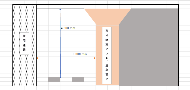 池尻4丁目AKパーキングの駐車配置図