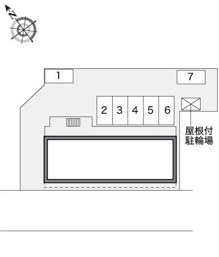 クリフ柳都(32485)の駐車配置図
