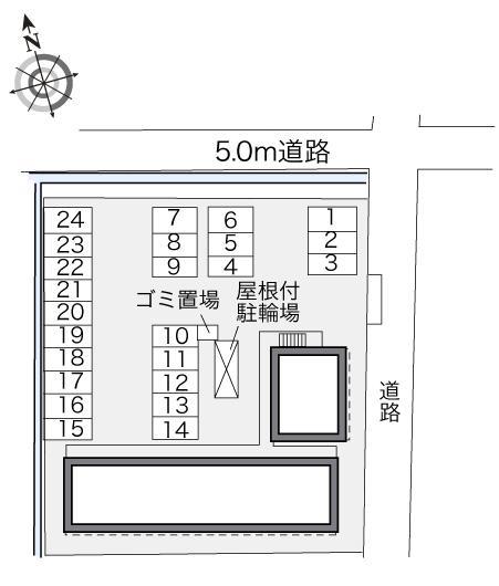 スカイハイ(27811)の駐車配置図