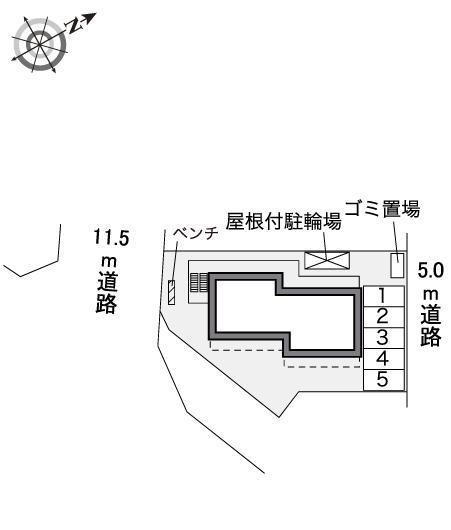 辻町(41459)の駐車配置図