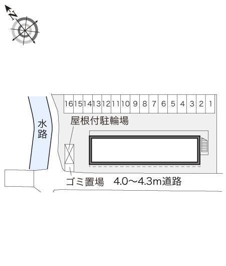 クオーレ(18387)の駐車配置図