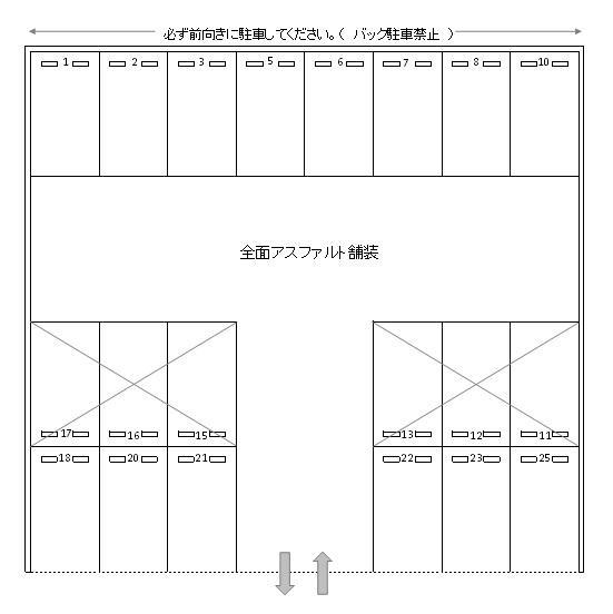 J-486の駐車配置図