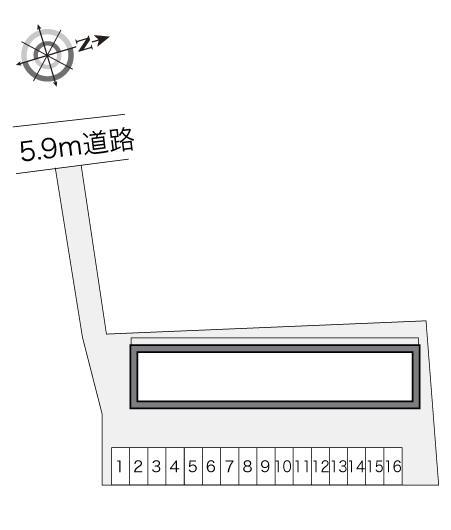 グレイスⅡ(20643)の駐車配置図