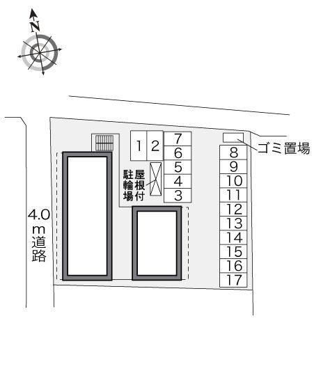 福丸Ⅱ(29001)の駐車配置図