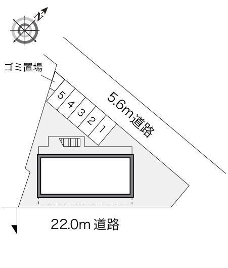 ソフィア中原(22327)の駐車配置図