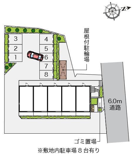マローネ(52304)の駐車配置図