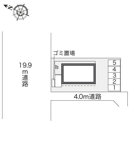 ロイヤルシティ茜(23292)の駐車配置図